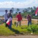 Wujud Cinta Tanah Air, Disdukcapil Buton Gelar Pemasangan Bendera Merah Putih