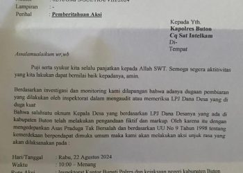 Kelompok Mahasiswa Rencanakan Aksi Terkait Dugaan Korupsi Dana Desa di Buton