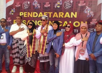 Pendaftaran Calon Bupati dan Wakil Bupati Buton, Pasangan Syara, Diterima oleh KPU Buton