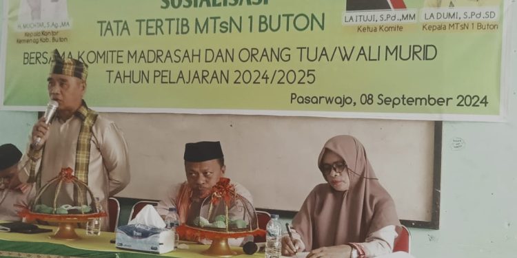 MTSN 1 Buton Gelar Sosialisasi dan Perkenalkan Kegiatan Ekstrakurikuler