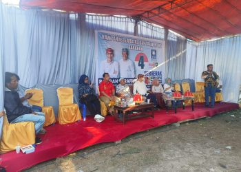 Membludak Masyarakat Sampuabalo Menyambut Kedatangan BARAKAH