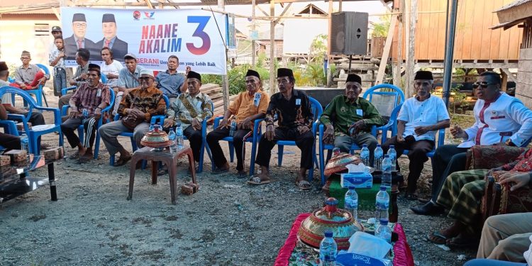 Kampanye Terbatas Paslon Nomor Urut 03 di Desa Wolowa Baru Kecamatan Wolowa