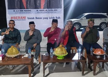 Warga Masyarakat Desa Bukit Asri Kecamatan Kapontori Menyambut Baik visi Dan Misi Paslon Nomor Urut 03 Tentang Perubahan Untuk Buton Yang Lebih Baik