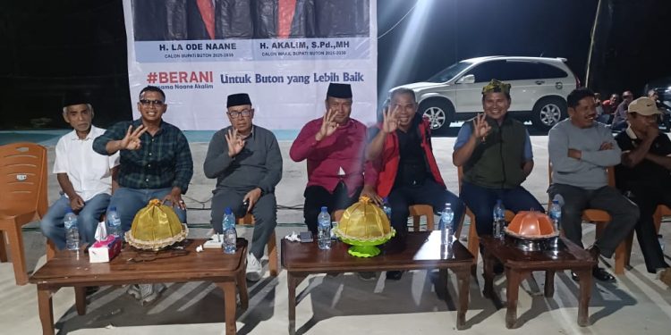 Warga Masyarakat Desa Bukit Asri Kecamatan Kapontori Menyambut Baik visi Dan Misi Paslon Nomor Urut 03 Tentang Perubahan Untuk Buton Yang Lebih Baik