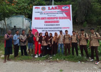 DPC LAKI Buton Peringati Hari Anti Korupsi Sedunia Dengan Tema ” Teguhkan Komitmen untuk Brantas Korupsi Demi Indonesia Maju”