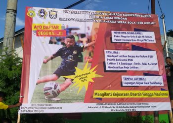 Dinas Pemuda dan Olahraga kabupaten Buton Jalin Kerjasama Dengan SBB ,Buka Pendaftaran Siswa Baru Usia 6 – 18 Tahun