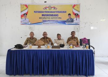 Musrenbang Kecamatan Kapontori Prioritaskan Pembangunan Infrastruktur dan Kesehatan