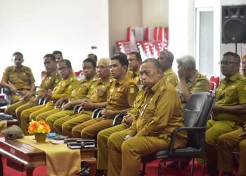 Bupati dan Wakil Bupati Buton Pimpin Rapat Koordinasi Perdana Bersama Para OPD