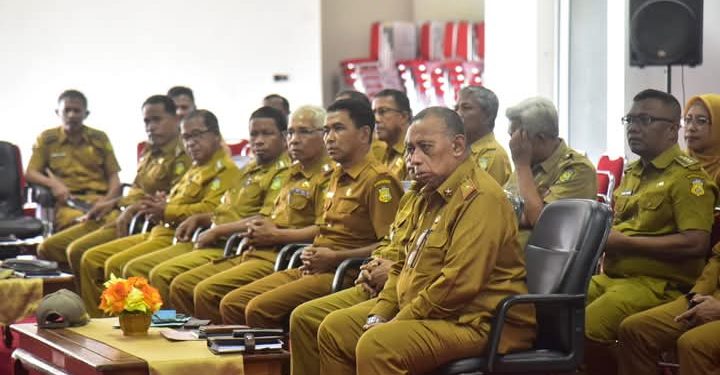 Bupati dan Wakil Bupati Buton Pimpin Rapat Koordinasi Perdana Bersama Para OPD