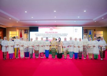 Ketua Dekranasda Kabupaten/Kota se-Sulawesi Tenggara Resmi Dilantik