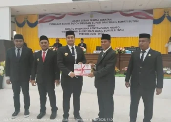 Sertijab Bupati Buton: Alvin Akawijaya Putra dan Sarifudin Saafa Resmi Pimpin Buton, Usung Program Pembangunan Berkelanjutan