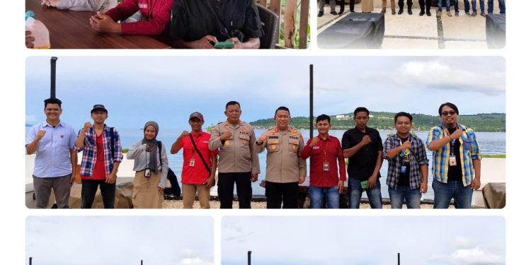 Jalin Silaturahmi, Kapolres Buton Gelar Tatap Muka dan Bincang Santai Bersama Awak Media