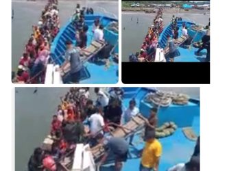 Jembatan di Desa Soligi, Obi Selatan, Tidak Layak untuk Sandar Kapal dan Aktivitas Bongkar Muat