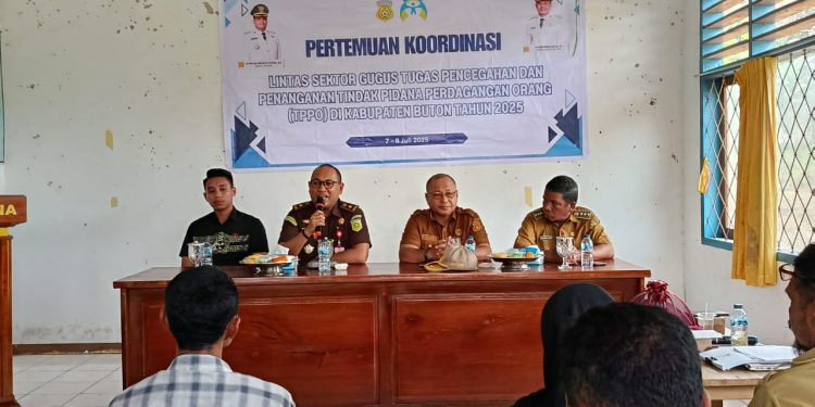 Perempuan dan Anak Jadi Fokus Pertemuan Koordinasi TPPO di Kabupaten Buton
