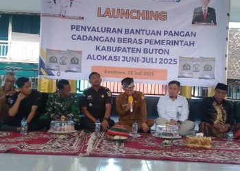 Launching Bantuan Pangan Beras Alokasi Juni-Juli Tahun 2025 Pemerintah Hadir Menjawab Kebutuhan Warga Kurang Mampu