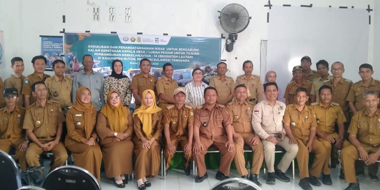 Sosialisasi dan Penandatanganan Ikrar Kemitraan untuk Pembangunan Berkelanjutan TPB 14 (Ekosistem Lautan) di Kabupaten Buton