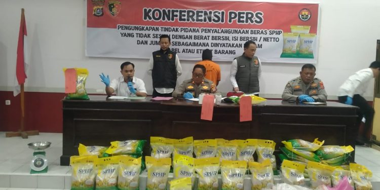 Beras SPHP “Terciduk Sebelum Waktunya”, Polres Buton Tangkap Pelaku Oplosan Asal Muna Barat