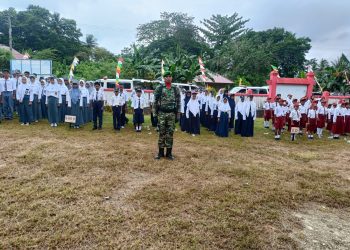 Upacara Peringatan HUT RI ke 80 di Kecamatan Siotapina Berlangsung Khidmat