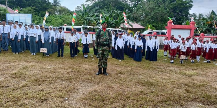 Upacara Peringatan HUT RI ke 80 di Kecamatan Siotapina Berlangsung Khidmat