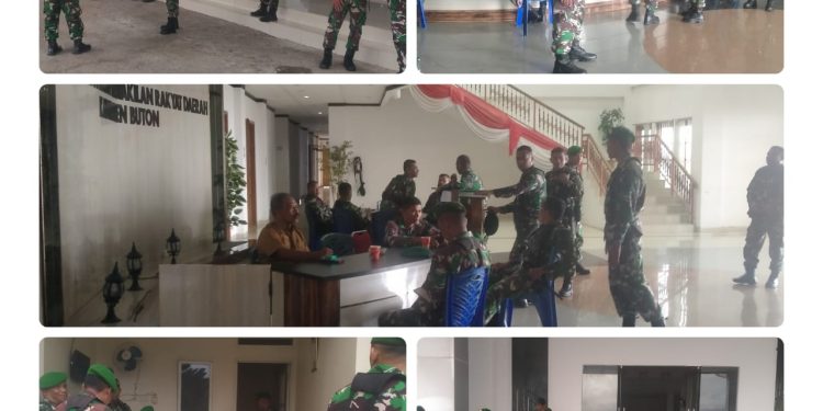 Siaga Satu, Kodim 1413 Buton Amankan Titik Strategis di Seluruh Wilayah Tugas
