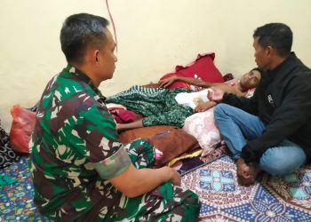 Dandim 1413/Buton Letkol Inf Arif Nofianto, S.E. Temui Keluarga Korban Penikaman Arjun di Pasarwajo